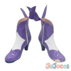 画像2: キュアアンサー / 明智あんな　コスプレ靴　名探偵プリキュア!　コスプレブーツ　JUJUcosplay (2)