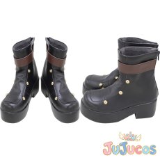 画像1: 中原中也　コスプレ靴　文豪ストレイドッグス　コスプレブーツ　JUJUcosplay (1)