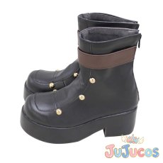 画像3: 中原中也　コスプレ靴　文豪ストレイドッグス　コスプレブーツ　JUJUcosplay (3)