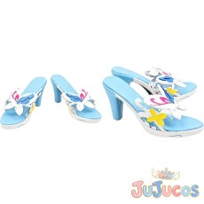 画像1: 白鳥ひめ　キュートなようせい　コスプレ靴　アイカツスターズ!　コスプレブーツ　JUJUcosplay (1)