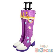 画像4: 紫吹蘭　パープルトルテ　コスプレ靴　アイカツ！　コスプレブーツ　JUJUcosplay (4)