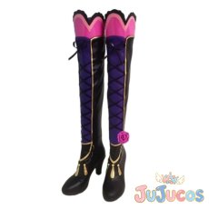 画像4: 紫吹蘭　アゲハの招待　コスプレ靴　アイカツ！　コスプレブーツ　JUJUcosplay (4)