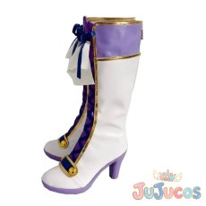 画像3: 氷上スミレ　ブルーパレード　コスプレ靴　アイカツ！　コスプレブーツ　JUJUcosplay (3)