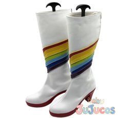画像3: 北大路さくら　有栖川おとめ　神谷しおん　Angel Snow　コスプレ靴　アイカツ！　コスプレブーツ　JUJUcosplay (3)