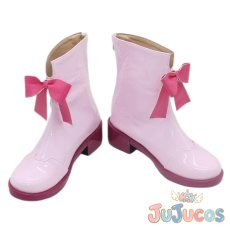 画像2: キュアアンサー/明智あんな　日常服　コスプレ靴　名探偵プリキュア!　コスプレブーツ　JUJUcosplay (2)