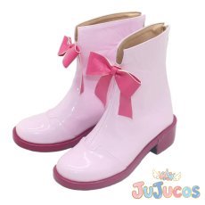 画像3: キュアアンサー/明智あんな　日常服　コスプレ靴　名探偵プリキュア!　コスプレブーツ　JUJUcosplay (3)