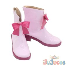 画像4: キュアアンサー/明智あんな　日常服　コスプレ靴　名探偵プリキュア!　コスプレブーツ　JUJUcosplay (4)