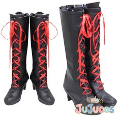 画像1: 麗日お茶子　ハロウィン　コスプレ靴　僕のヒーローアカデミア　コスプレブーツ　JUJUcosplay (1)