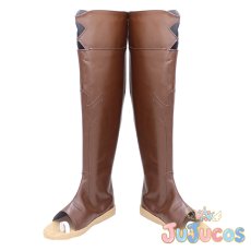 画像2: ライザ　コスプレ靴　ライザのアトリエ〜常闇の女王と秘密の隠れ家〜　コスプレブーツ　JUJUcosplay (2)