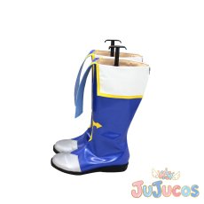 画像3: ジン=キサラギ　コスプレ靴　BLAZBLUE　コスプレブーツ　JUJUcosplay (3)