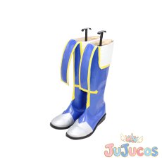 画像4: ジン=キサラギ　コスプレ靴　BLAZBLUE　コスプレブーツ　JUJUcosplay (4)