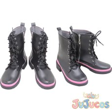 画像1: Kizuna AI　キズナアイ　Kizuna AI 1st Live “hello world”　コスプレ靴　バーチャルYouTuber　コスプレブーツ　JUJUcosplay (1)