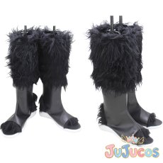 画像1: 鬼殺隊　嘴平伊之助　コスプレ靴　鬼滅の刃　コスプレブーツ　JUJUcosplay (1)