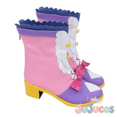 画像3: 姫石らき　コスプレ靴　アイカツオンパレード!　コスプレブーツ　JUJUcosplay (3)