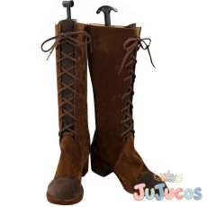 画像2: Aqours　クリスマス編Part2　覚醒後　渡辺曜　高海千歌　国木田花丸　黒澤ダイヤ　黒澤ルビィ　津島善子　松浦果南　小原鞠莉　桜内梨子　コスプレ靴　ラブライブ！サンシャイン!!　コスプレブーツ　JUJUcosplay (2)