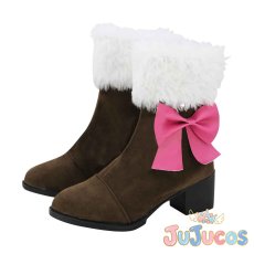 画像3: 小泉花陽　Snow halation　コスプレ靴　ラブライブ! School idol project　コスプレブーツ　JUJUcosplay (3)