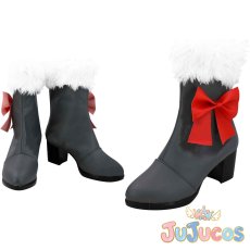 画像1: 小泉花陽　Snow halation　コスプレ靴　ラブライブ! School idol project　コスプレブーツ　JUJUcosplay (1)