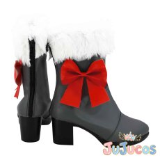 画像4: 小泉花陽　Snow halation　コスプレ靴　ラブライブ! School idol project　コスプレブーツ　JUJUcosplay (4)