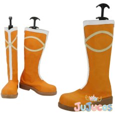 画像1: 園田海未　SUNNY DAY SONG　劇場版ラブライブ！映画BD特典編　コスプレ靴　ラブライブ! School idol project　コスプレブーツ　JUJUcosplay (1)