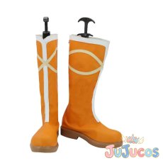 画像2: 園田海未　SUNNY DAY SONG　劇場版ラブライブ！映画BD特典編　コスプレ靴　ラブライブ! School idol project　コスプレブーツ　JUJUcosplay (2)