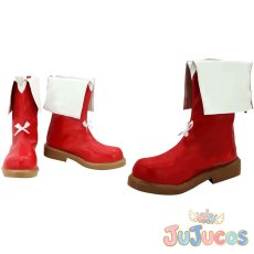 画像1: 高坂穂乃果　SUNNY DAY SONG　劇場版ラブライブ！映画BD特典編　コスプレ靴　ラブライブ! School idol project　コスプレブーツ　JUJUcosplay (1)