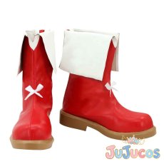 画像2: 高坂穂乃果　SUNNY DAY SONG　劇場版ラブライブ！映画BD特典編　コスプレ靴　ラブライブ! School idol project　コスプレブーツ　JUJUcosplay (2)