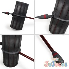 画像4: D.Gray-man　lavi　ラビ　鉄槌　コスプレ道具　ディーグレイマン　コスプレ小物　JUJUcosplay (4)
