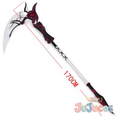 画像2: 暗黒の薔薇　リタ　大鎌　コスプレ道具　崩壊3rd　コスプレ小物　JUJUcosplay (2)