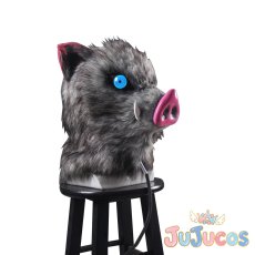 画像2: 鬼殺隊　嘴平伊之助　猪の被り物　コスプレ道具　鬼滅の刃　コスプレ小物　JUJUcosplay (2)