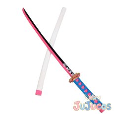 画像1: 鬼殺隊　恋柱　甘露寺蜜璃　剣＋鞘　コスプレ道具　鬼滅の刃　コスプレ小物　JUJUcosplay (1)