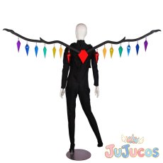 画像1: フランドール・スカーレット　翼　Bバージョン　コスプレ道具　東方Project　コスプレ小物　JUJUcosplay (1)