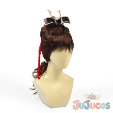 画像1: 神里綾華　ヘッドアクセ　コスプレ道具　原神(げんしん)　コスプレ小物　JUJUcosplay (1)