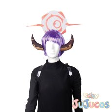 画像1: 陸八魔アル　角+ヘッドアクセ　コスプレ道具　ブルーアーカイブ　コスプレ小物　JUJUcosplay (1)