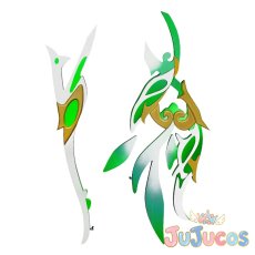 画像5: ティナリ(Tighnari)　弓+ヘッドアクセ　コスプレ道具　原神(げんしん)　コスプレ小物　JUJUcosplay (5)