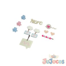 画像1: 日野森雫　髪飾り+耳飾り　Chase my IDEAL IDOL！　コスプレ道具　プロジェクトセカイ カラフルステージ！ feat. 初音ミク　コスプレ小物　JUJUcosplay (1)