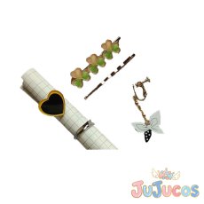 画像1: 初音ミク　耳飾り+指輪+髪飾り　ヴァンパイア　コスプレ道具　プロジェクトセカイ カラフルステージ！ feat. 初音ミク　コスプレ小物　JUJUcosplay (1)