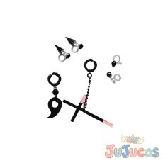 画像1: VTuber　葛葉（くずは）　叶 (かなえ)　耳飾り　燃えるアヴァンチュール　コスプレ道具　バーチャルYouTuber　コスプレ小物　JUJUcosplay (1)