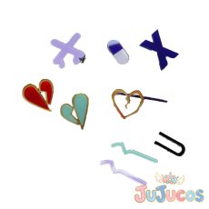 画像1: 朝比奈まふゆ　髪飾り　ダークデコラ・ハートガール　何かが違う食卓　コスプレ道具　プロジェクトセカイ カラフルステージ！ feat. 初音ミク　コスプレ小物　JUJUcosplay (1)