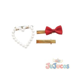 画像2: 小豆沢こはね　ヘッドアクセ+耳飾り+ネクレス　仲間に最高のチョコを　コスプレ道具　プロジェクトセカイ カラフルステージ！ feat. 初音ミク　コスプレ小物　JUJUcosplay (2)