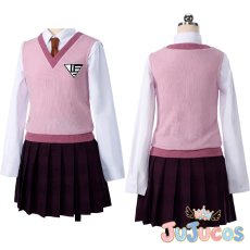 画像1: 赤松楓　コスプレ衣装　ニューダンガンロンパV3 みんなのコロシアイ新学期　コスチューム　JUJUcosplay (1)