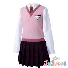画像2: 赤松楓　コスプレ衣装　ニューダンガンロンパV3 みんなのコロシアイ新学期　コスチューム　JUJUcosplay (2)