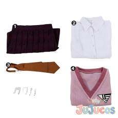 画像5: 赤松楓　コスプレ衣装　ニューダンガンロンパV3 みんなのコロシアイ新学期　コスチューム　JUJUcosplay (5)