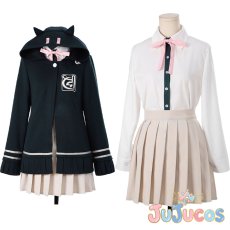 画像1: 七海千秋　コスプレ衣装　スーパーダンガンロンパ2 さよなら絶望学園　コスチューム　JUJUcosplay (1)