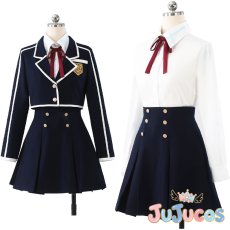 画像1: アスナ　学校制服　コスプレ衣装　ソードアート・オンライン　コスチューム　JUJUcosplay (1)