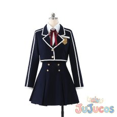 画像2: アスナ　学校制服　コスプレ衣装　ソードアート・オンライン　コスチューム　JUJUcosplay (2)