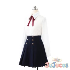 画像3: アスナ　学校制服　コスプレ衣装　ソードアート・オンライン　コスチューム　JUJUcosplay (3)