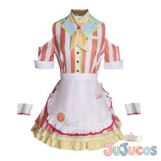 画像2: 桃井愛莉　Happy deliver　魅惑のハッピーペロリ！　コスプレ衣装　プロジェクトセカイ カラフルステージ！ feat. 初音ミク　コスチューム　JUJUcosplay (2)