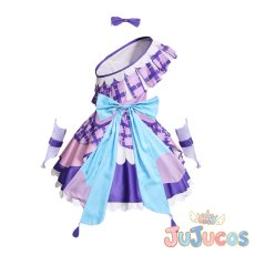 画像3: 紫雨こころ(キュアキュンキュン)　コスプレ衣装　キミとアイドルプリキュア♪　コスチューム　JUJUcosplay (3)