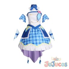 画像2: 蒼風なな(キュアウインク)　コスプレ衣装　キミとアイドルプリキュア♪　コスチューム　JUJUcosplay (2)