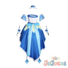 画像4: 蒼風なな(キュアウインク)　コスプレ衣装　キミとアイドルプリキュア♪　コスチューム　JUJUcosplay (4)